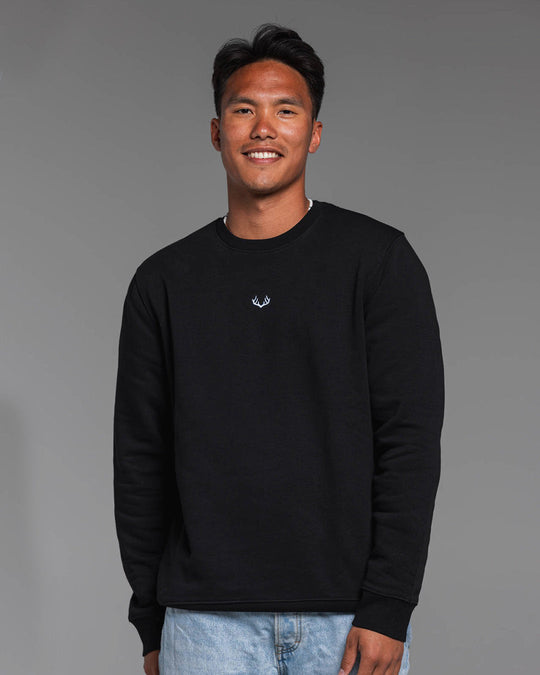 Breathe Statement Crew - Black